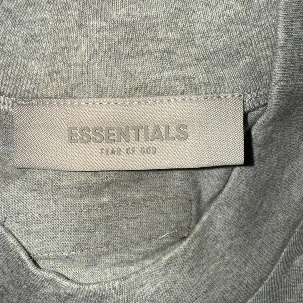 NWT FEAR OF GOD ESSENTIALS T-SHIRT SS22 "Dark Oatmeal" AUTHENTIC - Picture 7 of 8